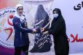 دختران شهید مدافع حرم و جانباز دفاع مقدس تجلیل شدند
