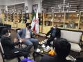 جلسه پاکدل با مدیرکل ورزش گلستان و پیگیری مشکلات هیات های استانی